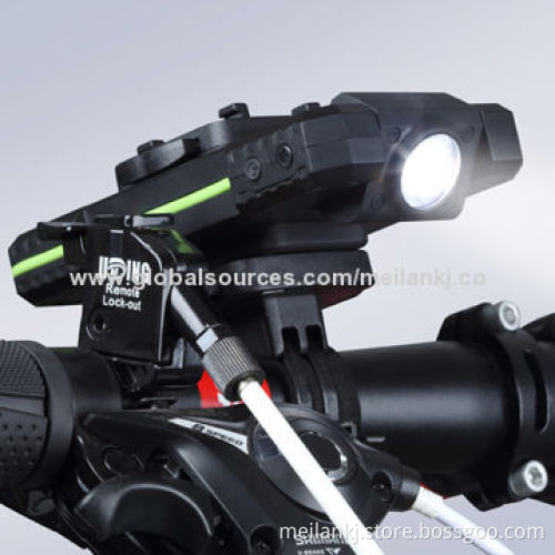 Mountain bike accessories with high-brightness LED light, suitable for charging all smart devices